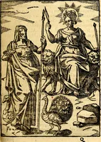 Picture 31 of 95 from Imagines deorum, qui ab antiquis colebantur : in quibus simulacra, ritus, caerimoniae, magnaq[ue] ex parte veterum religio explicatur (1581), leaf 134