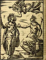 Picture 32 of 95 from Imagines deorum, qui ab antiquis colebantur : in quibus simulacra, ritus, caerimoniae, magnaq[ue] ex parte veterum religio explicatur (1581), leaf 137