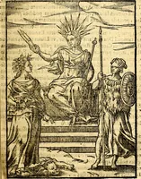 Picture 34 of 95 from Imagines deorum, qui ab antiquis colebantur : in quibus simulacra, ritus, caerimoniae, magnaq[ue] ex parte veterum religio explicatur (1581), leaf 144