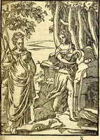 Picture 40 of 95 from Imagines deorum, qui ab antiquis colebantur : in quibus simulacra, ritus, caerimoniae, magnaq[ue] ex parte veterum religio explicatur (1581), leaf 174