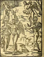 Picture 45 of 95 from Imagines deorum, qui ab antiquis colebantur : in quibus simulacra, ritus, caerimoniae, magnaq[ue] ex parte veterum religio explicatur (1581), leaf 191