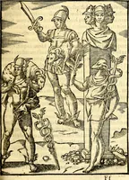 Picture 59 of 95 from Imagines deorum, qui ab antiquis colebantur : in quibus simulacra, ritus, caerimoniae, magnaq[ue] ex parte veterum religio explicatur (1581), leaf 238