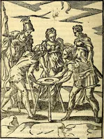 Picture 62 of 95 from Imagines deorum, qui ab antiquis colebantur : in quibus simulacra, ritus, caerimoniae, magnaq[ue] ex parte veterum religio explicatur (1581), leaf 249