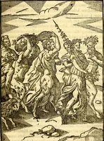 Picture 74 of 95 from Imagines deorum, qui ab antiquis colebantur : in quibus simulacra, ritus, caerimoniae, magnaq[ue] ex parte veterum religio explicatur (1581), leaf 296