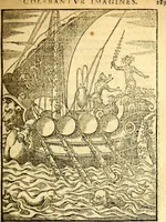 Picture 76 of 95 from Imagines deorum, qui ab antiquis colebantur : in quibus simulacra, ritus, caerimoniae, magnaq[ue] ex parte veterum religio explicatur (1581), leaf 302