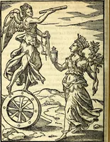 Picture 82 of 95 from Imagines deorum, qui ab antiquis colebantur : in quibus simulacra, ritus, caerimoniae, magnaq[ue] ex parte veterum religio explicatur (1581), leaf 321