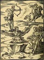 Picture 85 of 95 from Imagines deorum, qui ab antiquis colebantur : in quibus simulacra, ritus, caerimoniae, magnaq[ue] ex parte veterum religio explicatur (1581), leaf 331