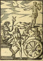 Picture 86 of 95 from Imagines deorum, qui ab antiquis colebantur : in quibus simulacra, ritus, caerimoniae, magnaq[ue] ex parte veterum religio explicatur (1581), leaf 333