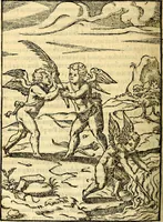 Picture 87 of 95 from Imagines deorum, qui ab antiquis colebantur : in quibus simulacra, ritus, caerimoniae, magnaq[ue] ex parte veterum religio explicatur (1581), leaf 339