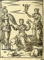 Picture 91 of 95 from Imagines deorum, qui ab antiquis colebantur : in quibus simulacra, ritus, caerimoniae, magnaq[ue] ex parte veterum religio explicatur (1581), leaf 363