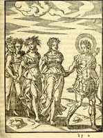 Picture 92 of 95 from Imagines deorum, qui ab antiquis colebantur : in quibus simulacra, ritus, caerimoniae, magnaq[ue] ex parte veterum religio explicatur (1581), leaf 368