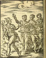 Picture 93 of 95 from Imagines deorum, qui ab antiquis colebantur : in quibus simulacra, ritus, caerimoniae, magnaq[ue] ex parte veterum religio explicatur (1581), leaf 371