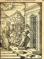 Picture 10 of 95 from Imagines deorum, qui ab antiquis colebantur : in quibus simulacra, ritus, caerimoniae, magnaq[ue] ex parte veterum religio explicatur (1581), leaf 48