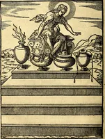 Picture 17 of 95 from Imagines deorum, qui ab antiquis colebantur : in quibus simulacra, ritus, caerimoniae, magnaq[ue] ex parte veterum religio explicatur (1581), leaf 69