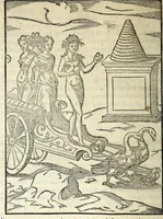 Picture 6 of 7 from Imagines deorvm, qvi ab antiqvis colebantvr : in quibus simulacra, ritus, caerimoniae, magnaq[ue] ex parte veterum religio explicatur : olim a Vincentio Chartario Rhegiensi ex variis auctoribus in vnum collectae, atque italica lingua expositae (1581), leaf 352