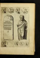 An illustration from Imagines et elogia virorum illustrium et eruditor ex antiquis lapidibus et nomismatib. (1570)