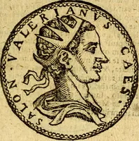 An illustration from Imagines et vitae imperatorvm Romanorvm: Illae ad vetusta numismata fideliter designatae; hae ex probatissimis auctoribus depromtae. Addita ad singulas imagines Ausonÿ & aliorum Elogia Tetrasticha (1599)