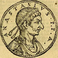 An illustration from Imagines et vitae imperatorvm Romanorvm: Illae ad vetusta numismata fideliter designatae; hae ex probatissimis auctoribus depromtae. Addita ad singulas imagines Ausonÿ & aliorum Elogia Tetrasticha (1599)