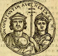 Picture 105 of 105 from Imagines et vitae imperatorvm Romanorvm: Illae ad vetusta numismata fideliter designatae; hae ex probatissimis auctoribus depromtae. Addita ad singulas imagines Ausonÿ & aliorum Elogia Tetrasticha (1599), leaf 226