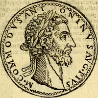 An illustration from Imagines et vitae imperatorvm Romanorvm: Illae ad vetusta numismata fideliter designatae; hae ex probatissimis auctoribus depromtae. Addita ad singulas imagines Ausonÿ & aliorum Elogia Tetrasticha (1599)