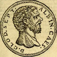 An illustration from Imagines et vitae imperatorvm Romanorvm: Illae ad vetusta numismata fideliter designatae; hae ex probatissimis auctoribus depromtae. Addita ad singulas imagines Ausonÿ & aliorum Elogia Tetrasticha (1599)