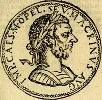 Picture 29 of 105 from Imagines et vitae imperatorvm Romanorvm: Illae ad vetusta numismata fideliter designatae; hae ex probatissimis auctoribus depromtae. Addita ad singulas imagines Ausonÿ & aliorum Elogia Tetrasticha (1599), leaf 66