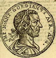 An illustration from Imagines et vitae imperatorvm Romanorvm: Illae ad vetusta numismata fideliter designatae; hae ex probatissimis auctoribus depromtae. Addita ad singulas imagines Ausonÿ & aliorum Elogia Tetrasticha (1599)