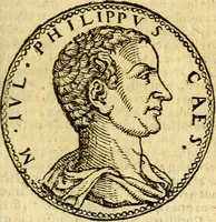 An illustration from Imagines et vitae imperatorvm Romanorvm: Illae ad vetusta numismata fideliter designatae; hae ex probatissimis auctoribus depromtae. Addita ad singulas imagines Ausonÿ & aliorum Elogia Tetrasticha (1599)