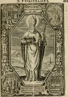 Picture 53 of 92 from Imagines sanctorum ord. S. Benedicti : tabellis aereis expressae cum eulogiis ex eorumdem vitis (1625), leaf 104