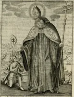 Picture 55 of 92 from Imagines sanctorum ord. S. Benedicti : tabellis aereis expressae cum eulogiis ex eorumdem vitis (1625), leaf 108