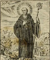Picture 62 of 92 from Imagines sanctorum ord. S. Benedicti : tabellis aereis expressae cum eulogiis ex eorumdem vitis (1625), leaf 122