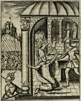 An illustration from Imagines sanctorum ord. S. Benedicti : tabellis aereis expressae cum eulogiis ex eorumdem vitis (1625)