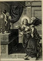 Picture 69 of 92 from Imagines sanctorum ord. S. Benedicti : tabellis aereis expressae cum eulogiis ex eorumdem vitis (1625), leaf 136