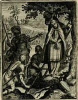 An illustration from Imagines sanctorum ord. S. Benedicti : tabellis aereis expressae cum eulogiis ex eorumdem vitis (1625)