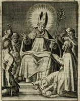 Picture 73 of 92 from Imagines sanctorum ord. S. Benedicti : tabellis aereis expressae cum eulogiis ex eorumdem vitis (1625), leaf 144
