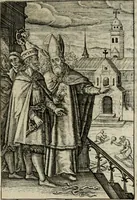 Picture 75 of 92 from Imagines sanctorum ord. S. Benedicti : tabellis aereis expressae cum eulogiis ex eorumdem vitis (1625), leaf 148
