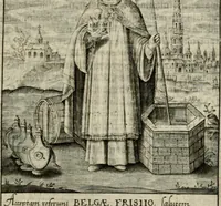 Picture 76 of 92 from Imagines sanctorum ord. S. Benedicti : tabellis aereis expressae cum eulogiis ex eorumdem vitis (1625), leaf 150