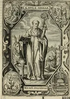 Picture 83 of 92 from Imagines sanctorum ord. S. Benedicti : tabellis aereis expressae cum eulogiis ex eorumdem vitis (1625), leaf 164