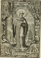 Picture 86 of 92 from Imagines sanctorum ord. S. Benedicti : tabellis aereis expressae cum eulogiis ex eorumdem vitis (1625), leaf 170