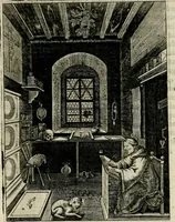Picture 88 of 92 from Imagines sanctorum ord. S. Benedicti : tabellis aereis expressae cum eulogiis ex eorumdem vitis (1625), leaf 174