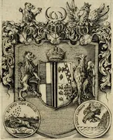 Picture 92 of 92 from Imagines sanctorum ord. S. Benedicti : tabellis aereis expressae cum eulogiis ex eorumdem vitis (1625), leaf 182