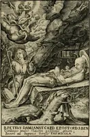 Picture 19 of 92 from Imagines sanctorum ord. S. Benedicti : tabellis aereis expressae cum eulogiis ex eorumdem vitis (1625), leaf 36