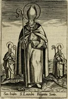 Picture 20 of 92 from Imagines sanctorum ord. S. Benedicti : tabellis aereis expressae cum eulogiis ex eorumdem vitis (1625), leaf 38