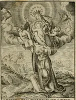 Picture 22 of 92 from Imagines sanctorum ord. S. Benedicti : tabellis aereis expressae cum eulogiis ex eorumdem vitis (1625), leaf 42