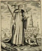 Picture 24 of 92 from Imagines sanctorum ord. S. Benedicti : tabellis aereis expressae cum eulogiis ex eorumdem vitis (1625), leaf 46