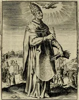 Picture 25 of 92 from Imagines sanctorum ord. S. Benedicti : tabellis aereis expressae cum eulogiis ex eorumdem vitis (1625), leaf 48