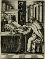 Picture 28 of 92 from Imagines sanctorum ord. S. Benedicti : tabellis aereis expressae cum eulogiis ex eorumdem vitis (1625), leaf 54