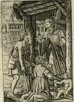Picture 29 of 92 from Imagines sanctorum ord. S. Benedicti : tabellis aereis expressae cum eulogiis ex eorumdem vitis (1625), leaf 56