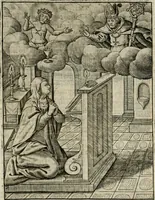 Picture 30 of 92 from Imagines sanctorum ord. S. Benedicti : tabellis aereis expressae cum eulogiis ex eorumdem vitis (1625), leaf 58