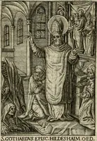 Picture 35 of 92 from Imagines sanctorum ord. S. Benedicti : tabellis aereis expressae cum eulogiis ex eorumdem vitis (1625), leaf 68